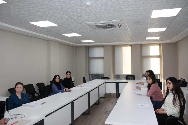 22 fevral 2023-cü il tarixində fizika fənni üzrə hazırlıq kursunun ikinci məşğələsi keçirilib