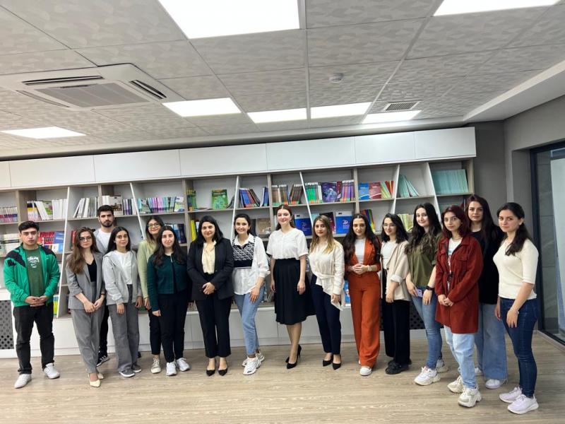 DİM “ADA” Universitetinin təşkil etdiyi “Məşğulluq həftəsi” layihəsində iştirak edib
