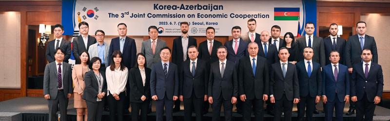7 iyun tarixində Seul şəhərində Azərbaycan və Koreya hökumətləri arasında İqtisadi Əməkdaşlıq üzrə Birgə Komissiyanın 3-cü iclası keçirilib