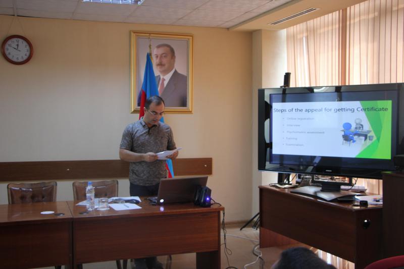 Massaçusets Universitetinin Təhsil üzrə doktoru Stephen Sadlier ilə konfransda çıxış edəcək yerli mütəxəssislər arasında görüş keçirilmişdir