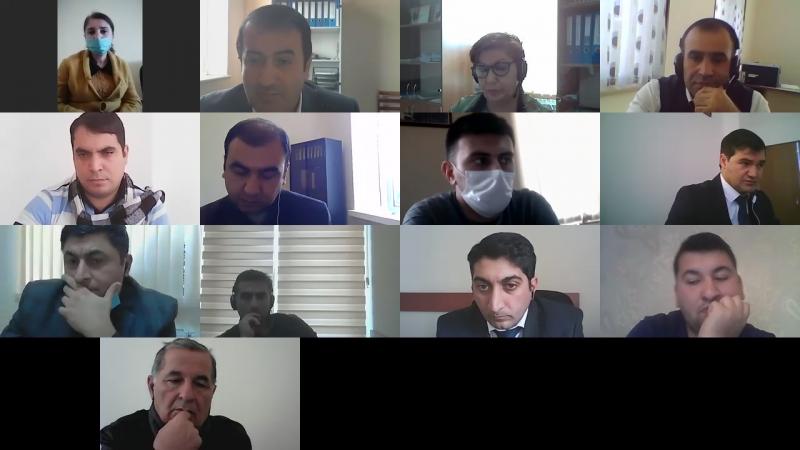 “Nəzarətçilərin elektron qeydiyyatı” sistemi ilə işləyəcək əlaqələndiricilər üçün treninqlər keçirilib