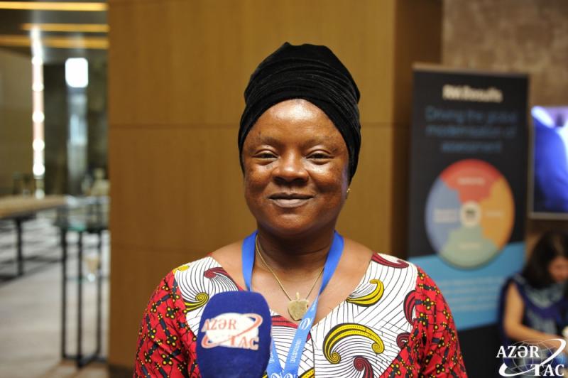 Liberian participant: At the conference, interesting discussions are held on the educational assessment