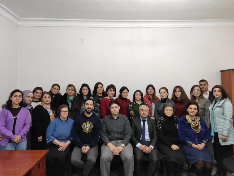 “Müəllimlər üçün intensiv peşəkar inkişaf və konsultasiya” layihəsi çərçivəsində təlim, Şəki, 15-16.01.2020