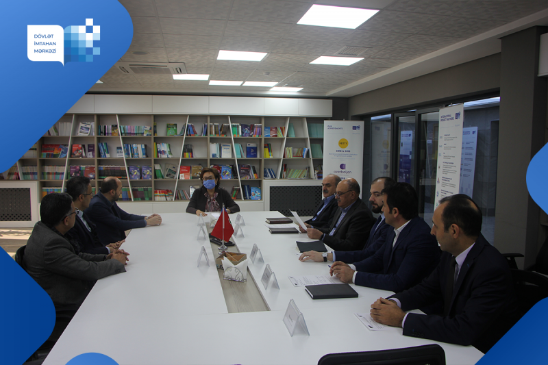 Dövlət İmtahan Mərkəzi və Türkiyənin Ölçmə, Seçmə və Yerləşdirmə Mərkəzinin nümayəndələri arasında görüş keçirilib