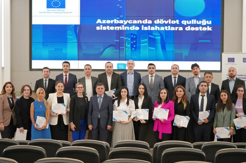“Azərbaycanda dövlət qulluğu sistemində islahatlara dəstək” texniki yardım layihəsi çərçivəsində növbəti təlim təşkil edilib
