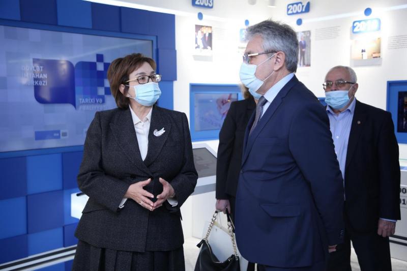 DİM-də Rusiya Federasiyasının Elmlər Akademiyasının prezidenti Aleksandr Sergeyevin rəhbərlik etdiyi nümayəndə heyəti ilə görüş keçirilib
