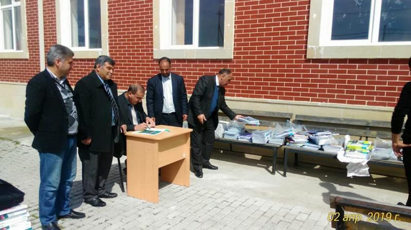Şirvan Regional Bölməsi, kitabların hədiyyə edilməsi, 10.05.2019