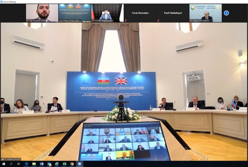 SEC representative attended the 4th session of Joint Intergovernmental Commission organized by the Republic of Azerbaijan and the United Kingdom in an online format