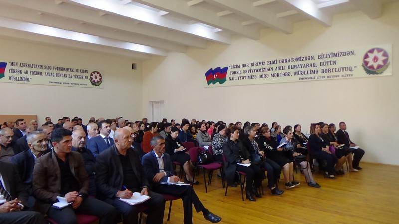 “Şagird-məzun” dövlət elektron məlumat sistemi və buraxılış imtahanları ilə bağlı seminarlar, 22/26.10.2018