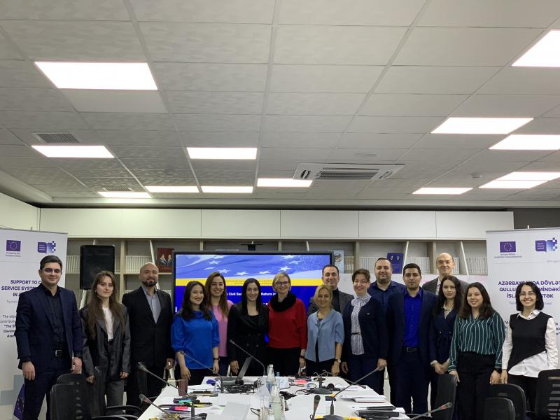 “Azərbaycanda dövlət qulluğu sistemində islahatlara dəstək” texniki yardım layihəsi çərçivəsində növbəti təlim təşkil edilib