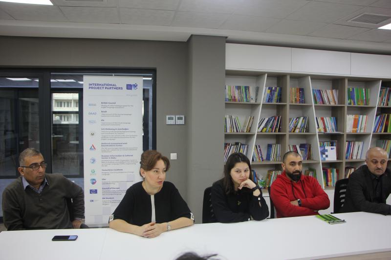 Dövlət İmtahan Mərkəzində Beynəlxalq Steam Azərbaycan Festivalının “Hakaton” (ali məktəb) kateqoriyasının qalibləri ilə görüş keçirilib