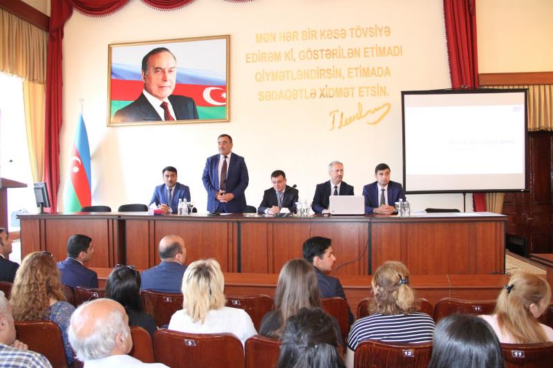  "Dövlət qulluğu sisteminin mahiyyəti və əhəmiyyəti" mövzusunda tədbir, Gəncə şəhəri, 11.06.2018