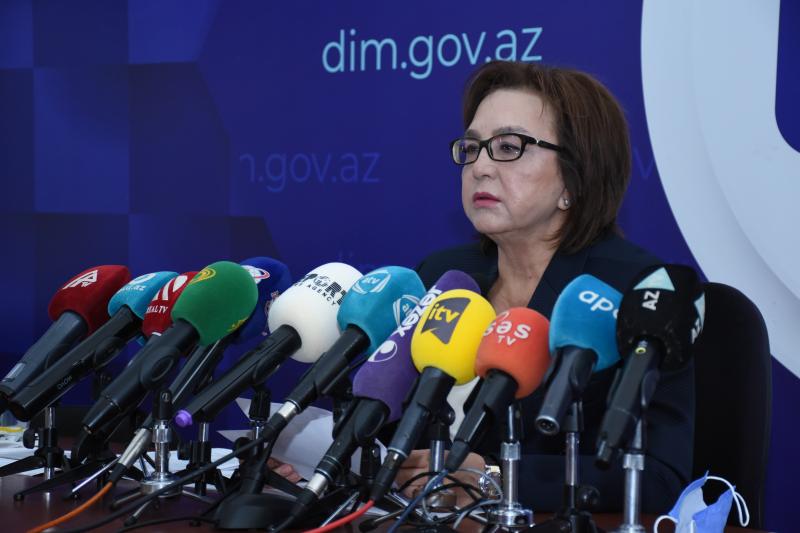 DİM Direktorlar Şurasının sədri Məleykə Abbaszadə mətbuat konfransı keçirib