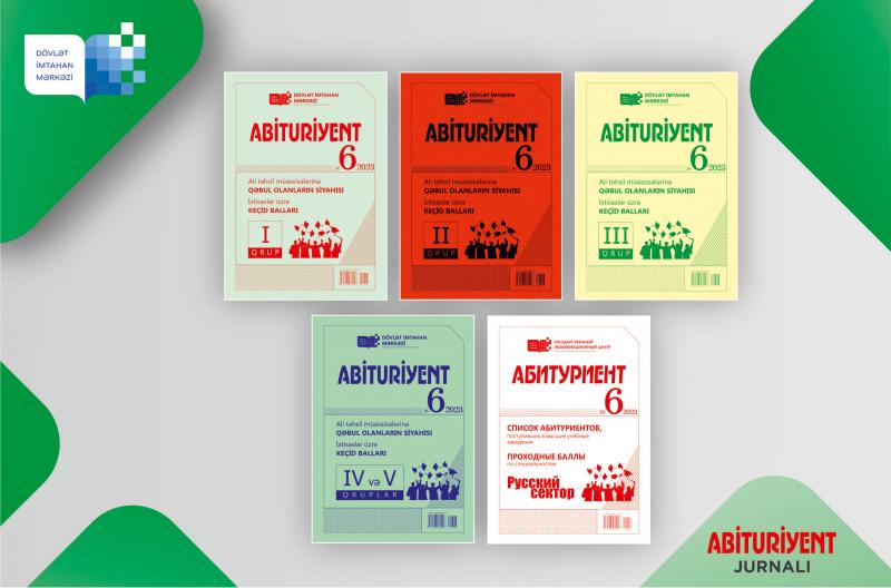 Dövlət İmtahan mərkəzi “Abituriyent” jurnalının 6-cı nömrəsini nəşr edib