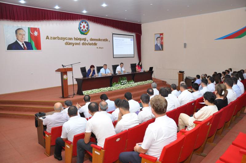 31 iyul - 4 avqust tarixlərində şimal-qərb bölgəsində dövlət qulluqçuları üçün təlimlər keçirilib