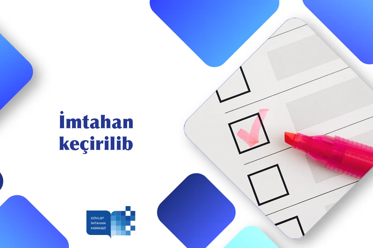 Azərbaycan dili (dövlət dili) fənni üzrə imtahan keçirilib