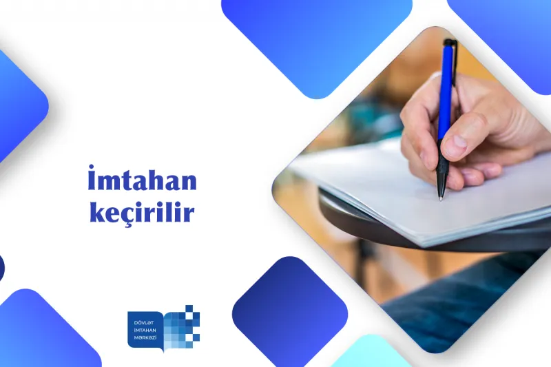 Dövlət qulluğunda inzibati icraçı vəzifələrə qəbul üzrə müsabiqənin test imtahanı keçirili...